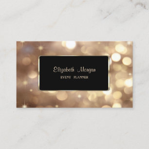 Elegante Luxe Stijlvol,Professioneel,Bokeh Visitekaartje