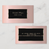 Elegante Luxe Stijlvol Professioneel Visitekaartje (Voorkant / Achterkant)