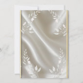 Elegante luxe trouwuitnodiging | Bewerkbare sjablo Save The Date (Achterkant)