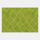 Elegante luxe vintage juweeltonen argylepatroon inpakpapier vel (Voorkant 3)