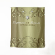 Elegante Luxe Vintage Victoriaanse Gouden Huwelijk