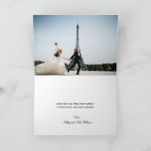 Elegante M. & Mevr. Copper 2 van 1st Kerstmis Foto Feestdagen Kaart (Binnen)