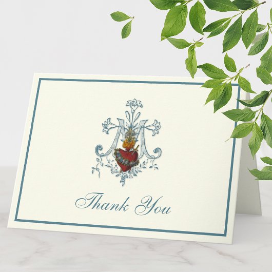 Elegante Maagd Maria Religieus Katholiek Bloemmoti Feestdagen Kaart