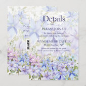 Elegante Maagdenpalm Clematis Informatiekaartje (Voorkant / Achterkant)