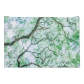 Elegante maar spookachtige bladeren en takken Kuss Kussensloop (Achterkant-Rechts)