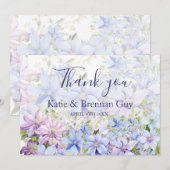 Elegante Maartje-rood Huwelijk Bedankt (Voorkant / Achterkant)