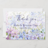 Elegante Maartse-Bruiloft Bedankt (Voorkant)