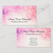 *~* Elegante Macro Foto Roze Blush Bloemen Visitekaartje (Voorkant / Achterkant)
