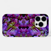 Elegante Magenta Paarse blauw Hydrangeas bloemen Case-Mate iPhone Case (Achterkant (horizontaal))