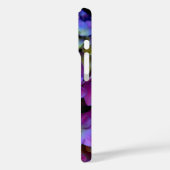 Elegante Magenta Paarse geel Hydrangeas bloemen Case-Mate iPhone Case (Achterkant / Links)