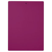 Elegante Magenta Rood, Roze & Wit Naam & Monogram Klembord (Achterkant)