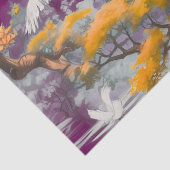 Elegante Magenta Serenity Decoupage Craft Tissuepapier (Detail)