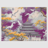 Elegante Magenta Serenity Decoupage Craft Tissuepapier (Voorkant)