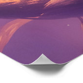 Elegante Magische Comic Uil AI Kunst Poster (Hoek)