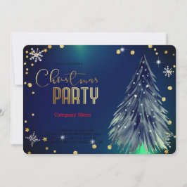 Elegante magische kerstdennen feestelijk kaart