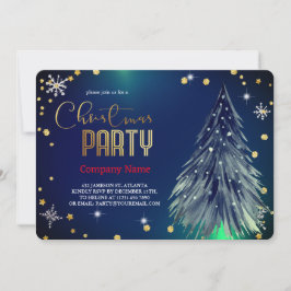 Elegante magische kerstdennen feestelijk kaart