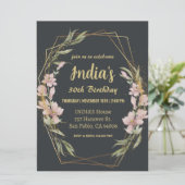 Elegante Magnolia 30e verjaardag Kaart (Staand voorkant)