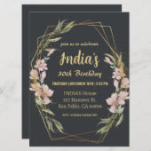 Elegante Magnolia 30e verjaardag Kaart (Voorkant / Achterkant)