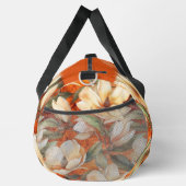 Elegante Magnolia bloemenpatroon gepersonaliseerde Plunjezak (Rechts)