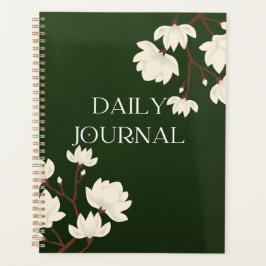 Elegante Magnolia Botanische "Dagelijkse Agenda" Planner