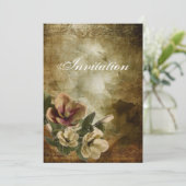 Elegante Magnolia  Bruids Douche Uitnodiging (Staand voorkant)