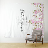 Elegante Magnolia Bruiloft Backdrop Wandkleed (In Situ (horizontaal))