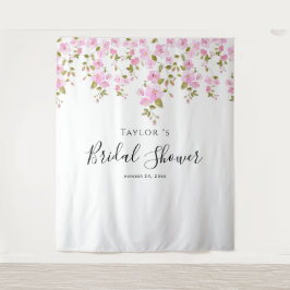 Elegante Magnolia Bruiloft Backdrop Wandkleed