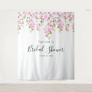 Elegante Magnolia Bruiloft Backdrop Wandkleed