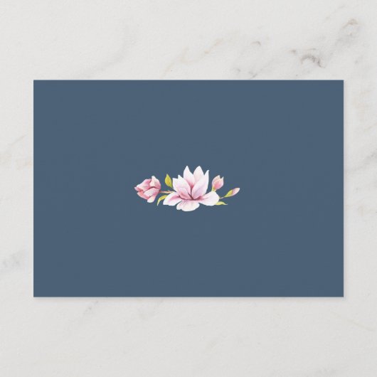 Elegante Magnolia bruiloft Wishing Well Kaarten (Achterkant)