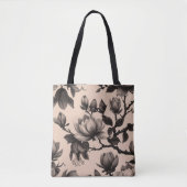Elegante  Magnolia Canvas tas (Voorkant)