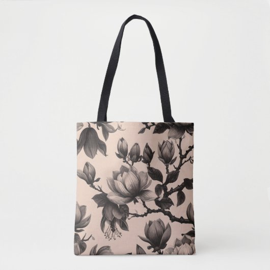 Elegante  Magnolia Canvas tas (Voorkant)