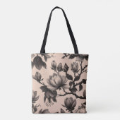Elegante  Magnolia Canvas tas (Achterkant)