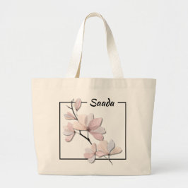 Elegante Magnolia Canvas Tasje Grote Tote Bag