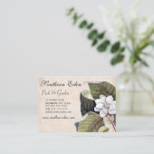 Elegante Magnolia Collage tuin Visitekaartje (Staand voorkant)