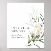 Elegante Magnolia Groene Huwelijk In Loving Memory