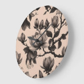 Elegante  Magnolia Patroonklok Grote Klok (Hoek)