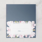 Elegante Magnolia Trouwtafel Plaatskaartje (Buitenkant ongevouwen)