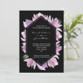 Elegante Magnolia Waterverf bruiloft Kaart (Staand voorkant)