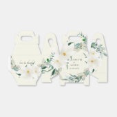 Elegante Magnolia Wedding Beige Bedankdoosjes (Uitgevouwen)