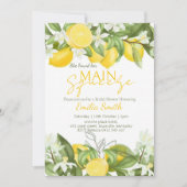 Elegante Main Squeeze Lemon Vrijgezellenfeest Kaart (Voorkant)