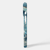 Elegante majestueuze witte paardenhoofd vloeiende  Case-Mate iPhone case (Achterkant / Links)