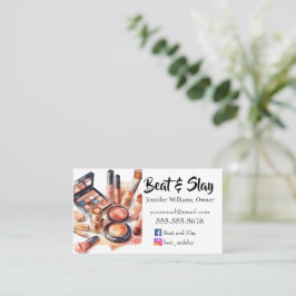 Elegante make-up artiest visitekaartje
