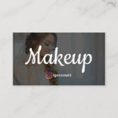 Elegante make-up visitekaartje (Achterkant)