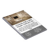 Elegante makelaar Promotionele Custom Notitieboek (Rechterzijde)
