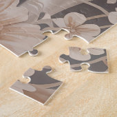 Elegante Maltese hond William Morris geïnspireerd Legpuzzel (Zijkant)