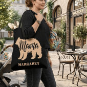 elegante mama beer gepersonaliseerd tote bag