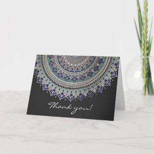 Elegante Mandala Dankkaartjes Bedankkaart