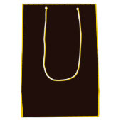 Elegante mandala diya op maat bruin goud diwali medium cadeauzakje (Achterkant)