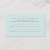 Elegante Mandala Gift Kaart Visitekaartje (Achterkant)