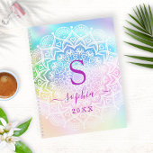 Elegante Mandala iriserende holografische custom Planner